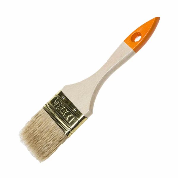Кисть флейцевая DEXX "ПРАКТИК" деревянная ручка, натуральная щетина 63 мм
