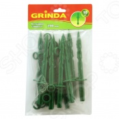 Колышки GRINDA садовые 200мм, цвет зеленый, 10 шт