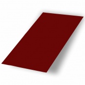 Плоский лист в оцинкованный защитной пленке, цвет RAL 3005, длина 2 м