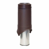Выход вентиляции Krovent Pipe-VT 150is/500, цвет коричневый