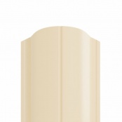 Штакетник металлический ELLIPSE, покрытие NORMAN, цвет RAL 1015, верх фигурный односторонний окрас 