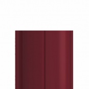 Штакетник металлический ELLIPSE, покрытие NORMAN, цвет RAL 3005, верх прямой, односторонний окрас 