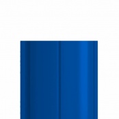 Штакетник металлический ELLIPSE, покрытие NORMAN, цвет RAL 5005, верх прямой, односторонний окрас