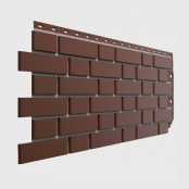 Фасадная панель Docke (Дёке) фламандская кладка гладкого кирпича FLEMISH, коричневый