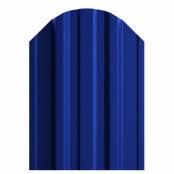 Штакетник металлический TRAPEZE, покрытие NORMAN, цвет RAL 5002, верх фигурный односторонний окрас