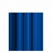 Штакетник металлический TRAPEZE, покрытие NORMAN, цвет RAL 5005, верх прямой, односторонний окрас