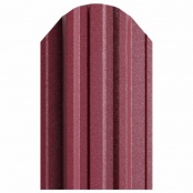 Штакетник металлический TRAPEZE, покрытие VikingMP E , 0,5 мм, цвет RAL 3005, односторонний окрас, верх фигурный