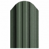 Штакетник металлический TRAPEZE, покрытие VikingMP E , 0,5 мм, цвет RAL 6007, односторонний окрас, верх фигурный