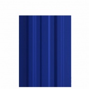 Штакетник металлический LANE, покрытие NORMAN, цвет RAL 5002, верх прямой, односторонний окрас 