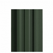 Штакетник металлический LANE, покрытие VikingMP E, 0,5 мм, цвет RAL 6007, односторонний окрас, верх прямой