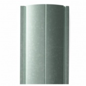 Штакетник металлический RONDO, 0,45 мм, цинк, верх прямой